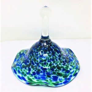 Cobalt Blue Sea Green Art Glass Conversation Piece